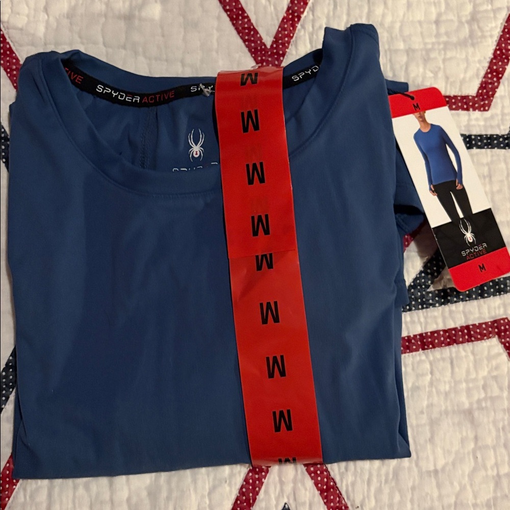 Spyder Active Blue Performance Top, Women's M